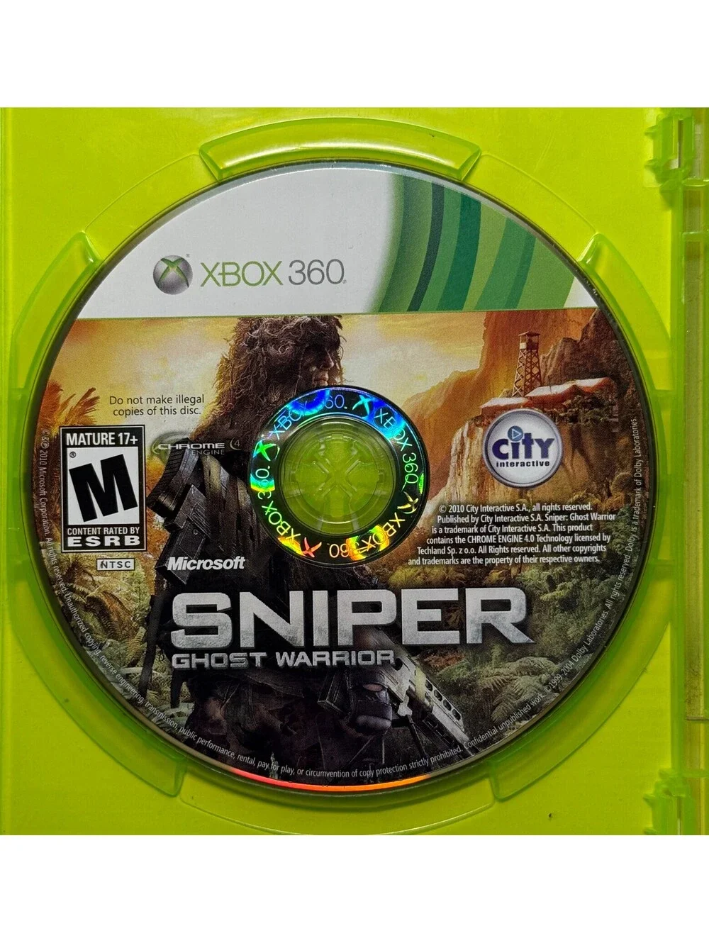 Sniper Ghost Warrior Xbox 360